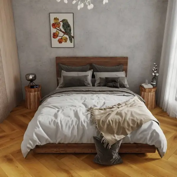 Panele winylowe SPC ze zintegrowanym podkładem Jodełka Nob