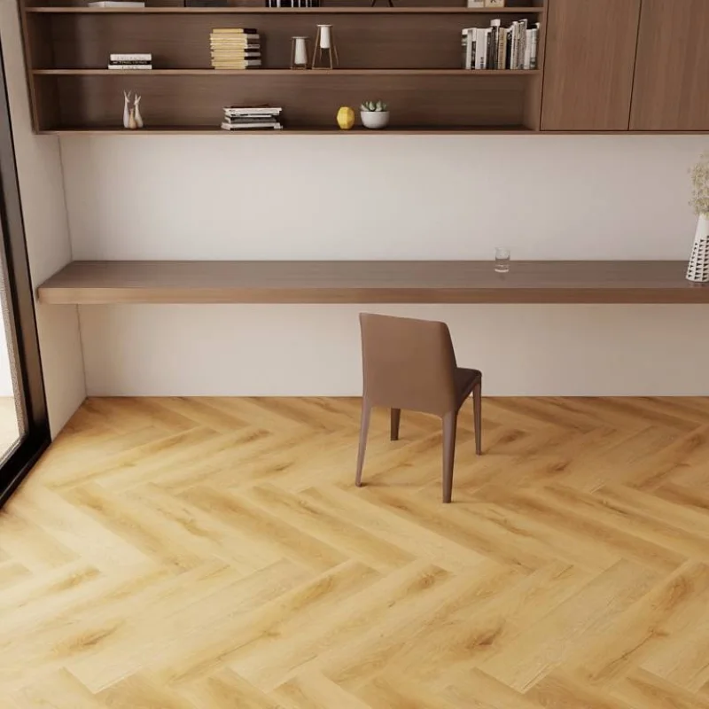 Panele winylowe SPC ze zintegrowanym podkładem Jodełka Nob