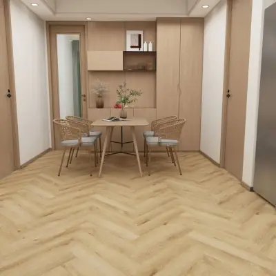 Panele winylowe SPC ze zintegrowanym podkładem Jodełka Supreme PAN000340 Klasa 32 5 mm