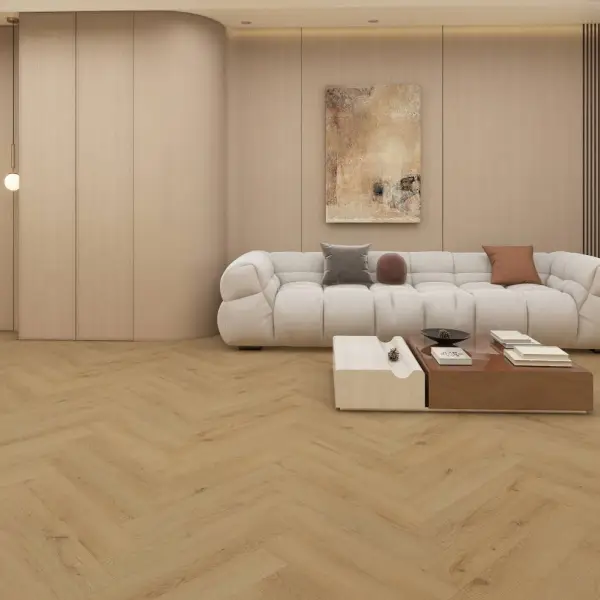 Panele winylowe SPC ze zintegrowanym podkładem Jodełka Pri