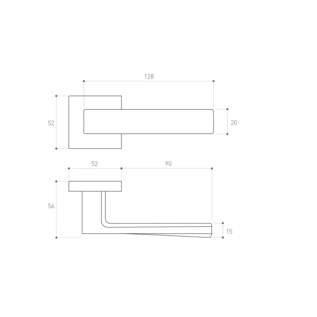 Klamka Metal-Bud Ibiza , ZIBZCZK, Klamka, IBIZA, METAL-BUD