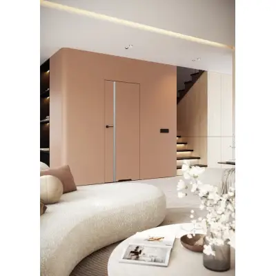 Drzwi ukryte Porta HIDE 4.A WC Bezprzylgowe (otwierane na zewnątrz) Prawe 80cm płyta, SPA14A0P08LBPWAYV0O300