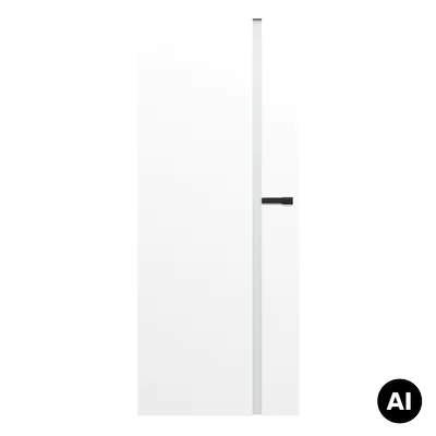 Drzwi ukryte PORTA HIDE 4.A Bezprzylgowe (otwierane na zewnątrz) Lewe 80cm  płyta, SPA14A0L08LBP0A7V0O300