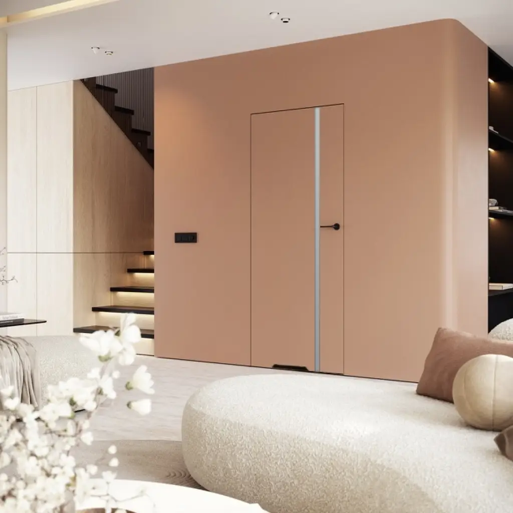 Drzwi ukryte Porta HIDE 4.A WC Bezprzylgowe (otwierane na zewnątrz) Lewe 80cm płyta, SPA14A0L08LBPWAYV0O300, Drzwi wewnętrzne, Porta HIDE, PORTA