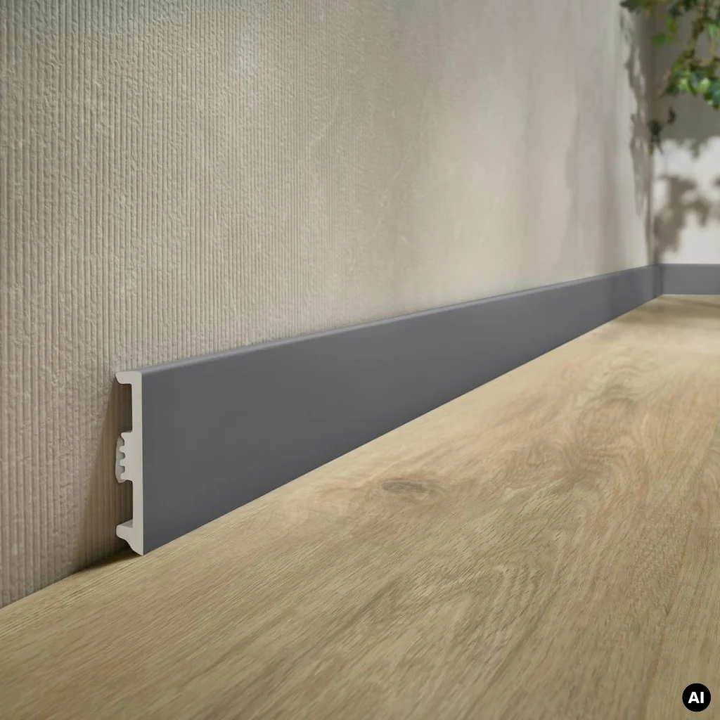 Listwa przypodłogowa STIQ XL Grafit 273, 5905167884256, Listwy przypodłogowe, STIQ XL Mono, Arbiton