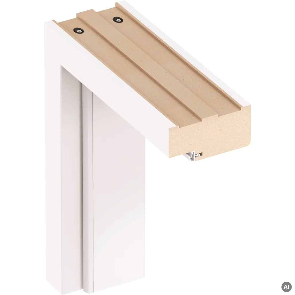 Komplet drzwi + ościeżnica Norma Decor 1 Lewe 70 cm Przylgowe, 100051757, 100054206, Komplet drzwi + ościeżnica, Norma Decor, Invado