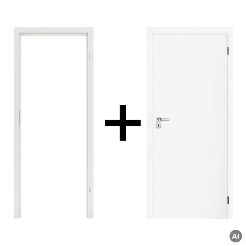 Komplet drzwi + ościeżnica Norma Decor 1 Prawe 70 cm Przyl