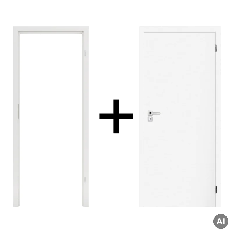 Komplet drzwi + ościeżnica Norma Decor 1 Prawe 70 cm Przyl