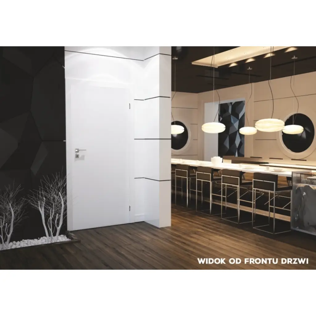 Komplet drzwi + ościeżnica Norma Decor 1 Prawe 70 cm Przylgowe, 100054265, 100054225, Komplet drzwi + ościeżnica, Norma Decor, Invado