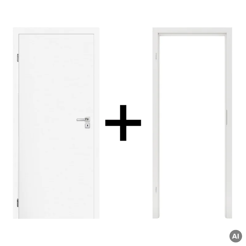Komplet drzwi + ościeżnica Norma Decor 1 Lewe 80 cm Przylg