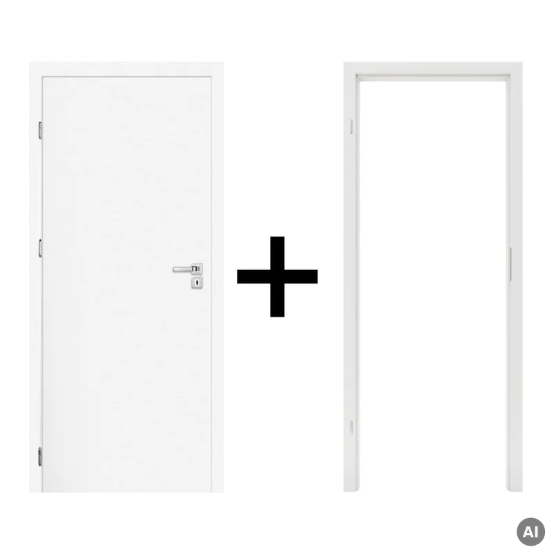 Komplet drzwi + ościeżnica Norma Decor 1 Lewe 90 cm Przylg