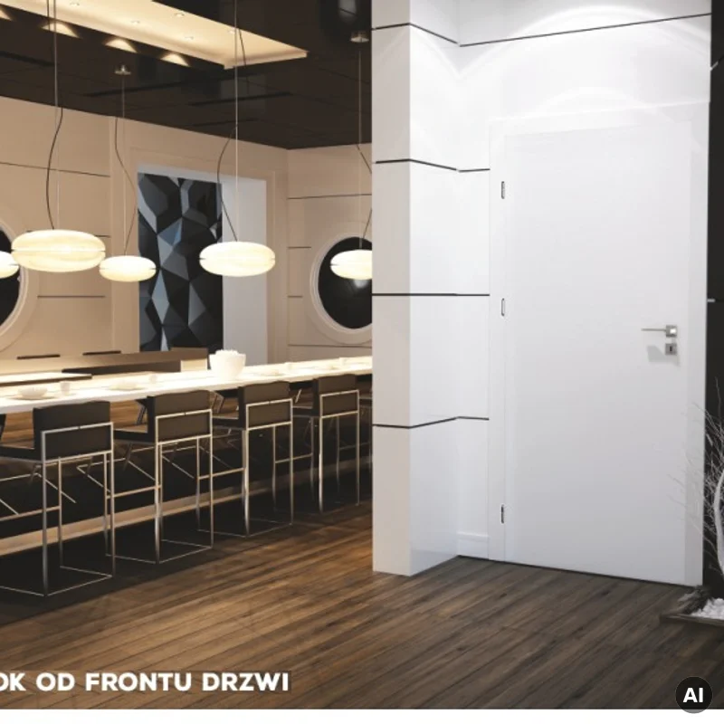 Komplet drzwi + ościeżnica Norma Decor 1 Lewe 90 cm Przylg