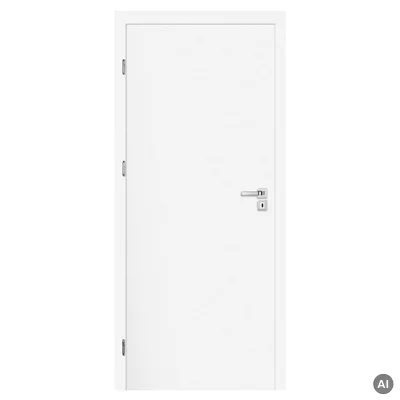 Komplet drzwi + ościeżnica Norma Decor 1 Lewe 90 cm Przylgowe, 100038380, 100054271