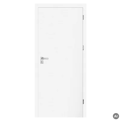 Komplet drzwi + ościeżnica Norma Decor 1 Prawe 90 cm Przylgowe, 100054310, 100054275