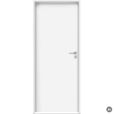 Komplet drzwi + ościeżnica Norma Decor 1 Prawe 90 cm Przylgowe, 100054310, 100054275