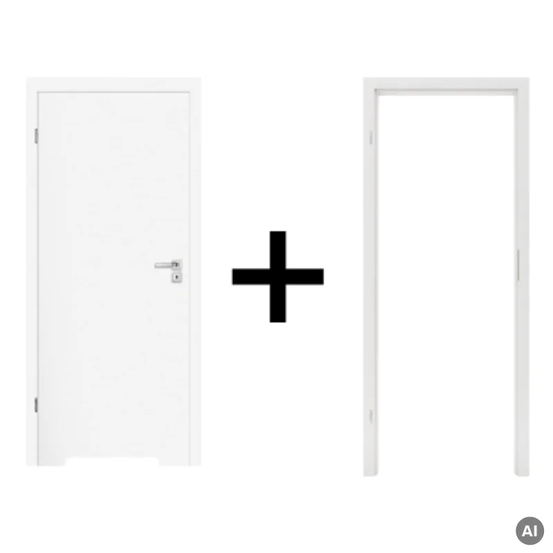 Komplet drzwi + ościeżnica Norma Decor 1 Lewe 70 cm Przylg