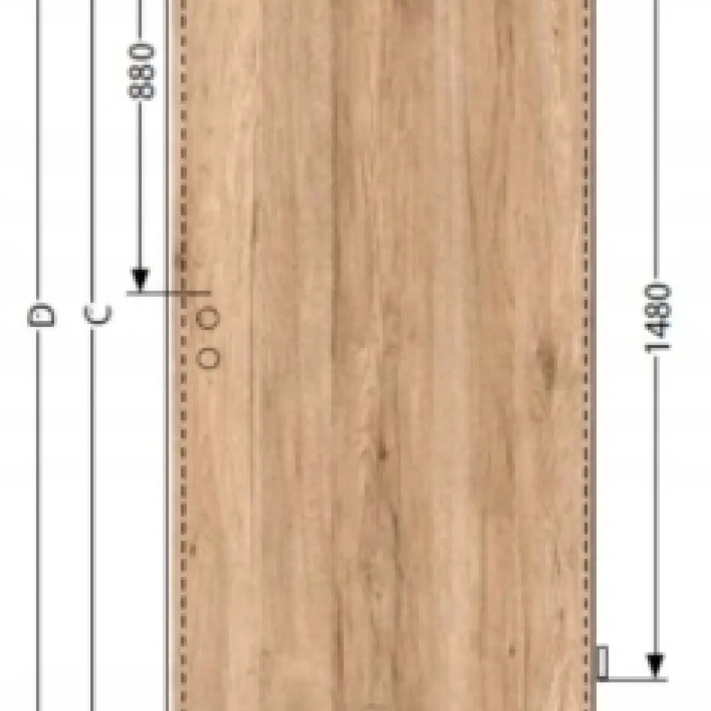 Komplet drzwi + ościeżnica Norma Decor 1 Prawe 70 cm Przylgowe z podcięciem wentylacyjnym, 100054326, 100054225, Komplet drzwi + ościeżnica, Norma Decor, Invado