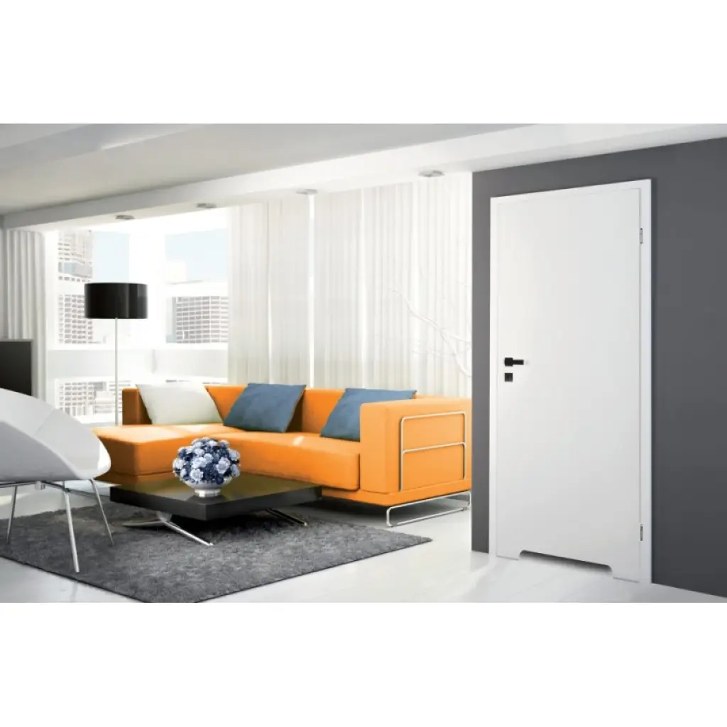 Komplet drzwi + ościeżnica Norma Decor 1 Prawe 80 cm Przylgowe z podcięciem wentylacyjnym, 100054346, 100054245, Komplet drzwi + ościeżnica, Norma Decor, Invado