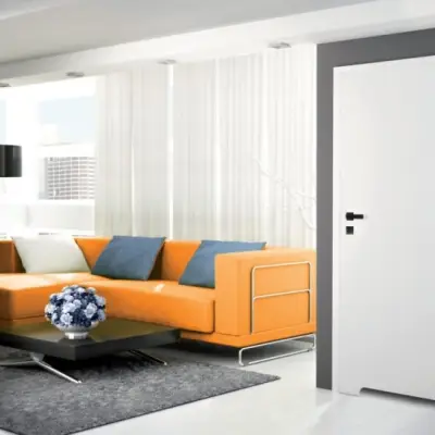 Komplet drzwi + ościeżnica Norma Decor 1 Prawe 80 cm Przylgowe z podcięciem wentylacyjnym, 100054346, 100054245