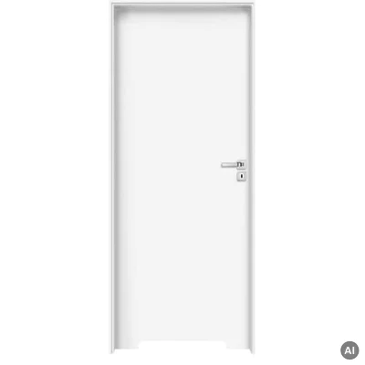Komplet drzwi + ościeżnica Norma Decor 1 Prawe 80 cm Przylgowe z podcięciem wentylacyjnym, 100054346, 100054245