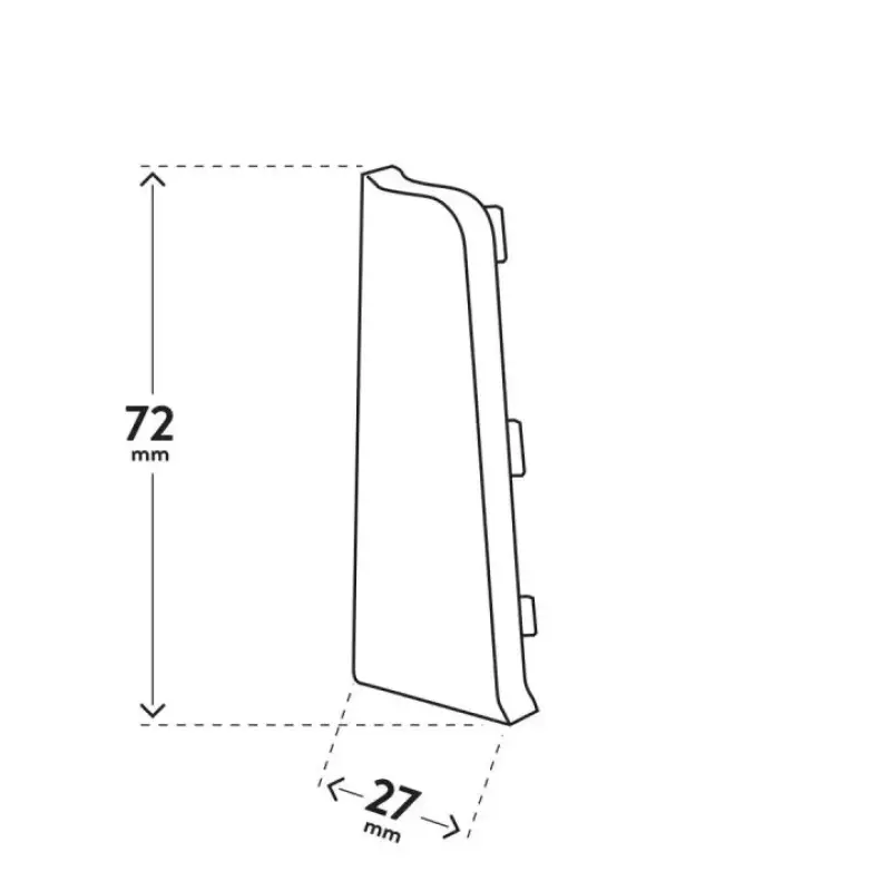 INDO ZAKOŃCZENIE LEWE 41 Alu Light, 5905167781883 - 2