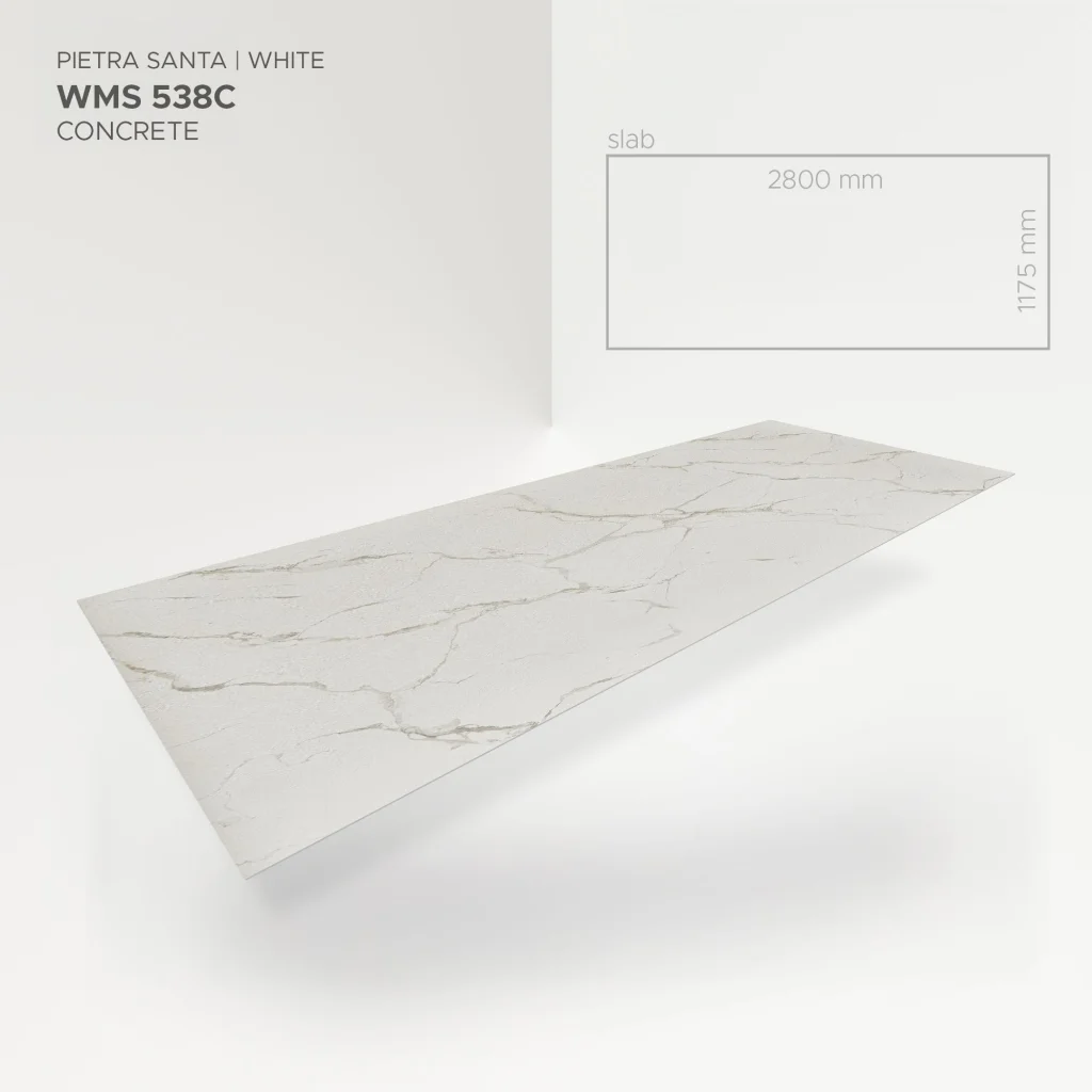 Płyta ścienna Pietra Santa White 538C, 5905167881903, Panele ścienne, Stone Essence Slab, Modee