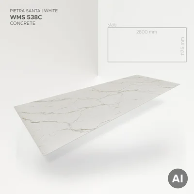 Płyta ścienna Pietra Santa White 538C, 5905167881903