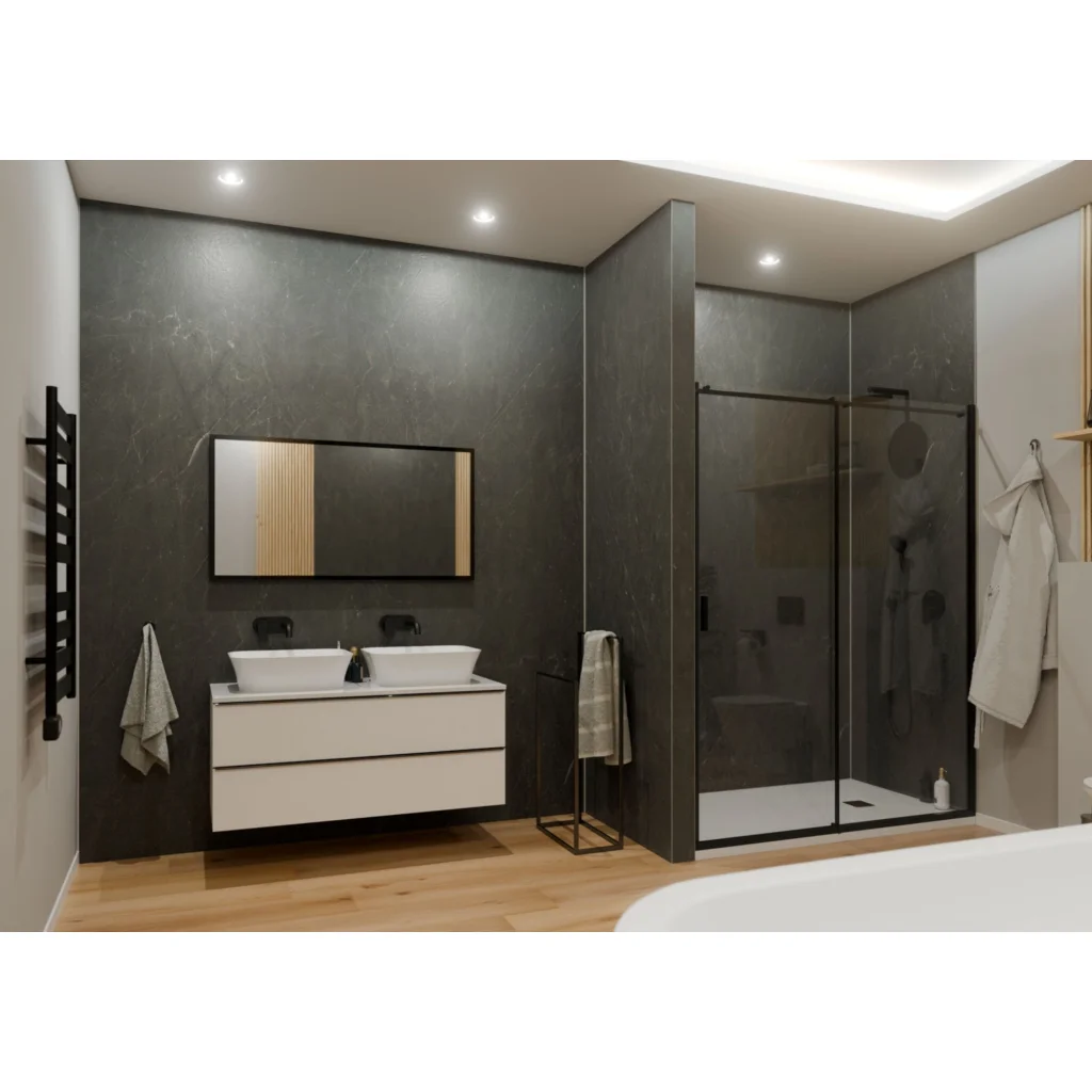 Płyta ścienna Monreale Black 518C, 5905167881934, Panele ścienne, Stone Essence Slab, Modee