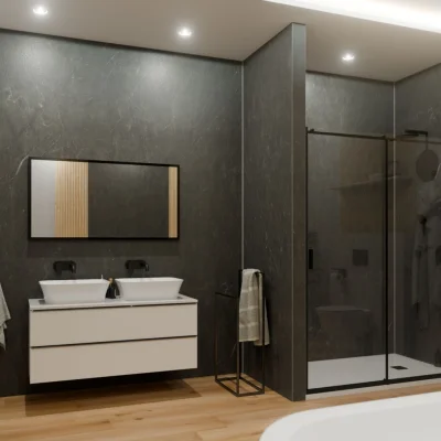 Płyta ścienna Monreale Black 518C, 5905167881934