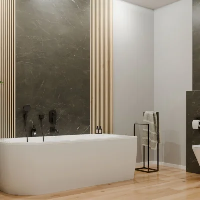 Płyta ścienna Monreale Black 518C, 5905167881934