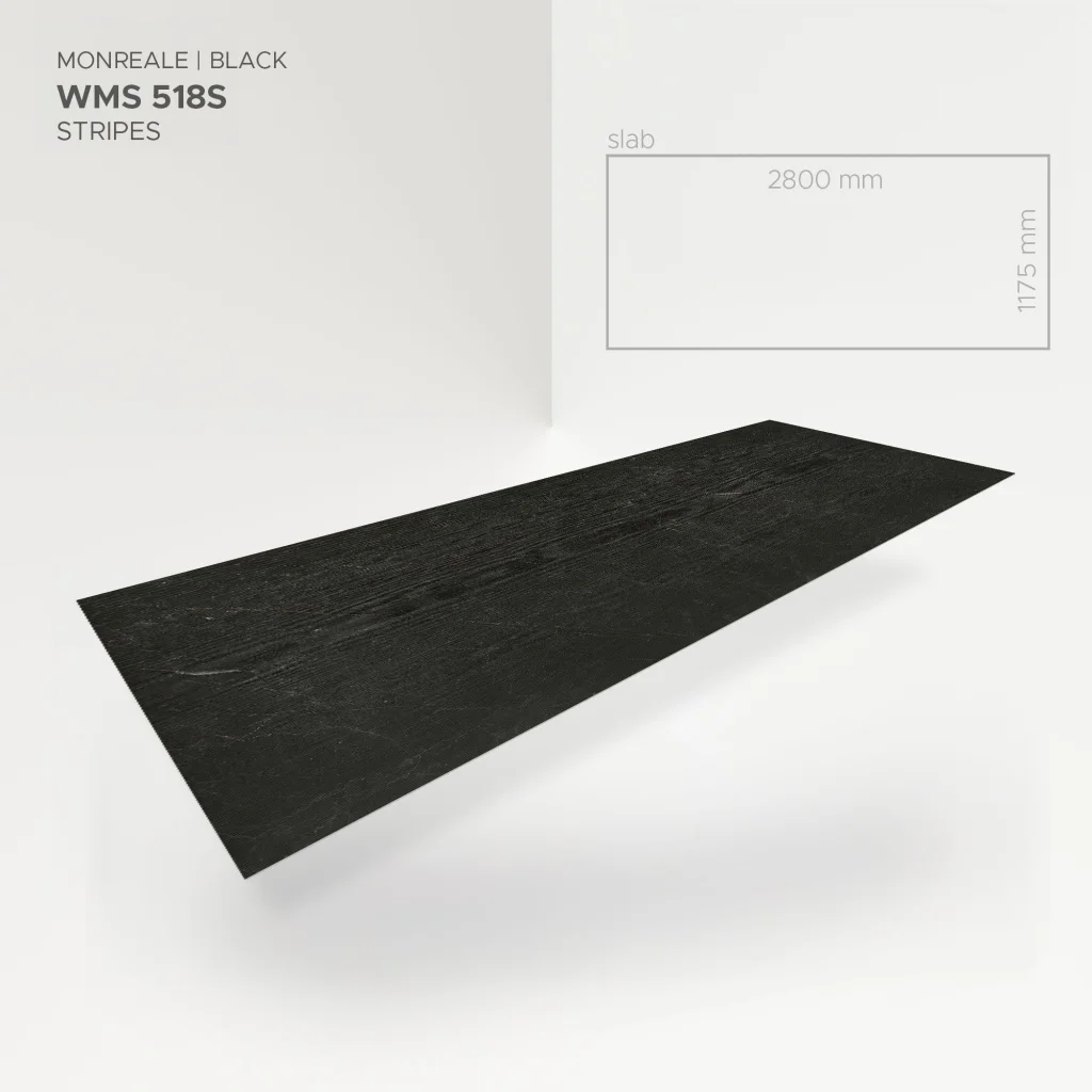 Płyta ścienna Monreale Black 518S, 5905167882122, Panele ścienne, Stone Essence Slab, Modee
