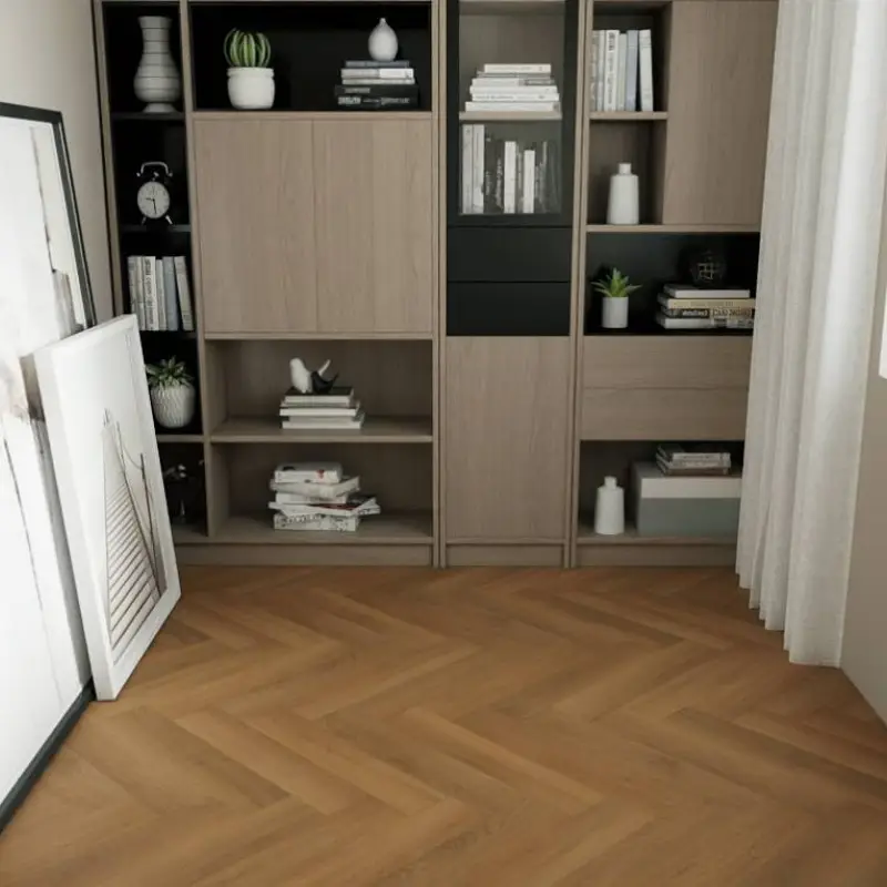 Panele winylowe SPC ze zintegrowanym podkładem Jodełka Mys