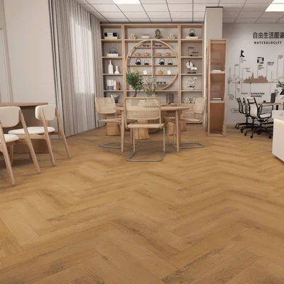 Panele winylowe SPC ze zintegrowanym podkładem Jodełka Pulse PAN000355 Klasa 34 6 mm