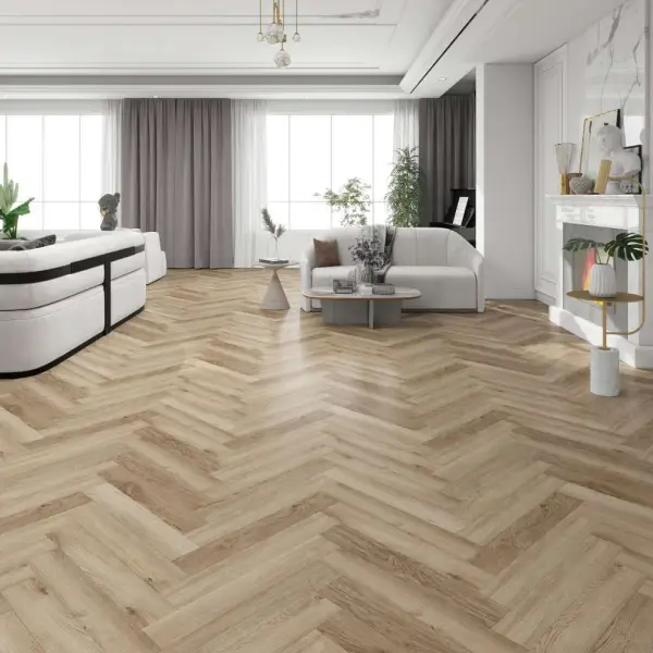 Panele winylowe SPC ze zintegrowanym podkładem Jodełka Har