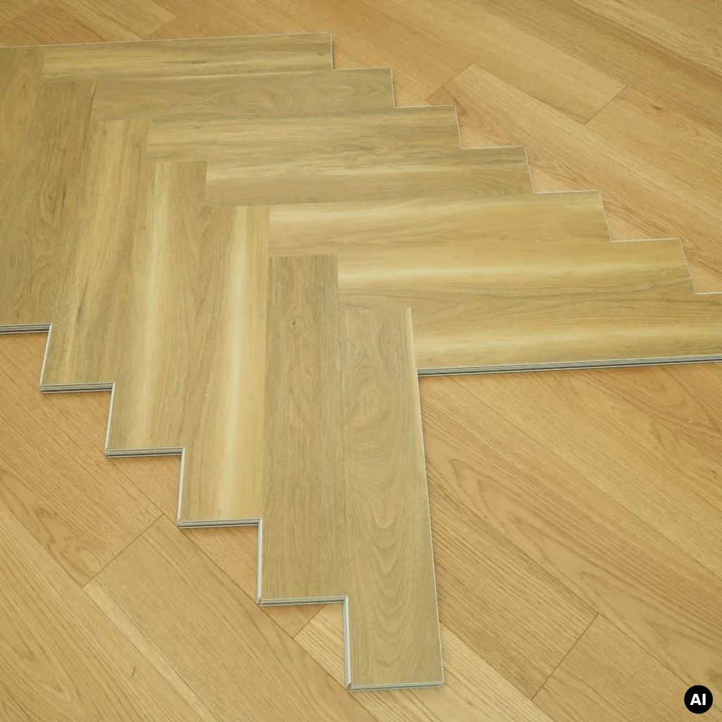 Panele winylowe SPC ze zintegrowanym podkładem Jodełka Classique Klasa 34 6 mm, PAN000369, Panele winylowe, Metamorphose 6.0, Metamorphose