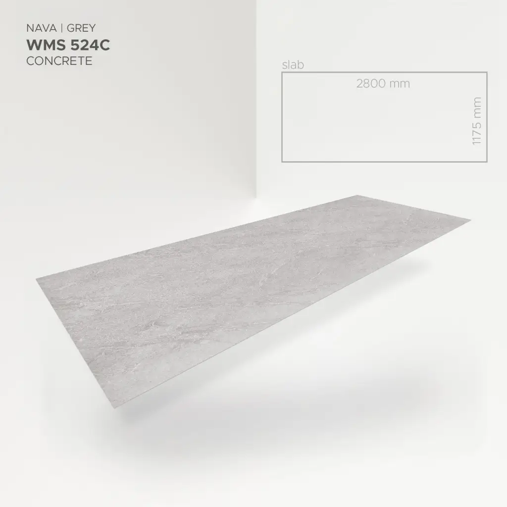 Płyta ścienna Nava Grey 524C, 5905167881989, Panele ścienne, Raw Concrete Slab, Modee