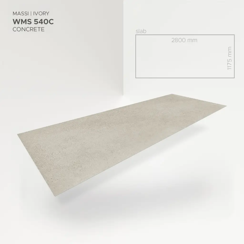 Płyta ścienna Massi Ivory 540C, 5905167882016, Panele ścienne, Raw Concrete Slab, Modee