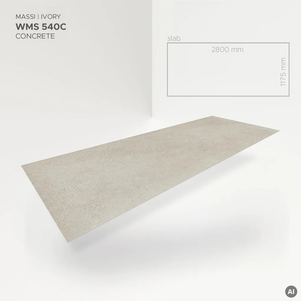 Płyta ścienna Massi Ivory 540C, 5905167882016, Panele ścienne, Raw Concrete Slab, Modee