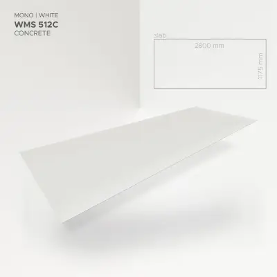 Płyta ścienna Mono White 512C, 5905167882047