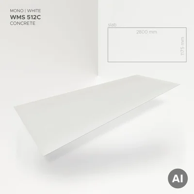 Płyta ścienna Mono White 512C, 5905167882047