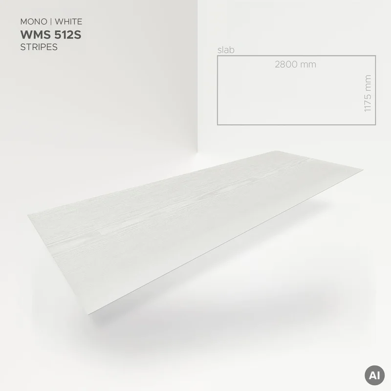 Płyta ścienna Mono White 512S, 5905167882191 - 2