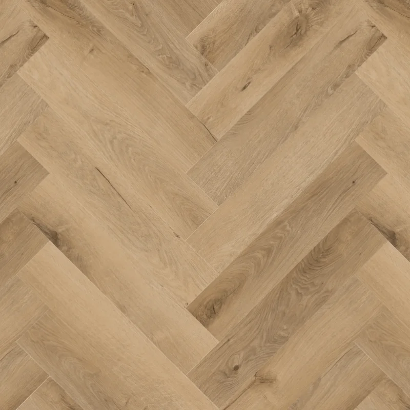 Panele winylowe SPC ze zintegrowanym podkładem Jodełka Poi