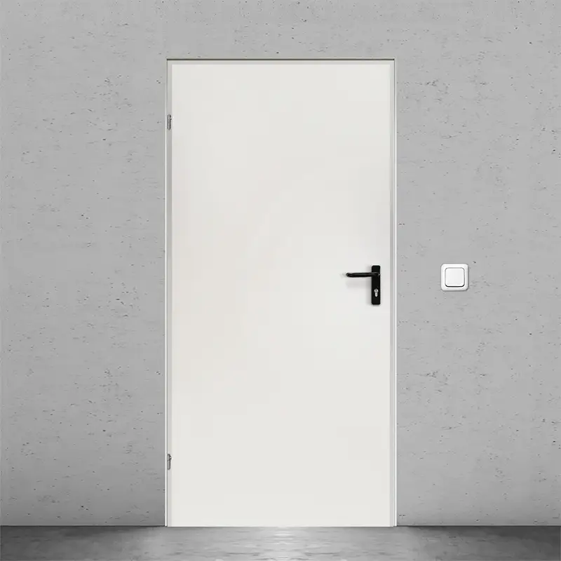 Drzwi zewnętrzne stalowe ECOUNI EU401 T40 Białe 80 Lewe, T