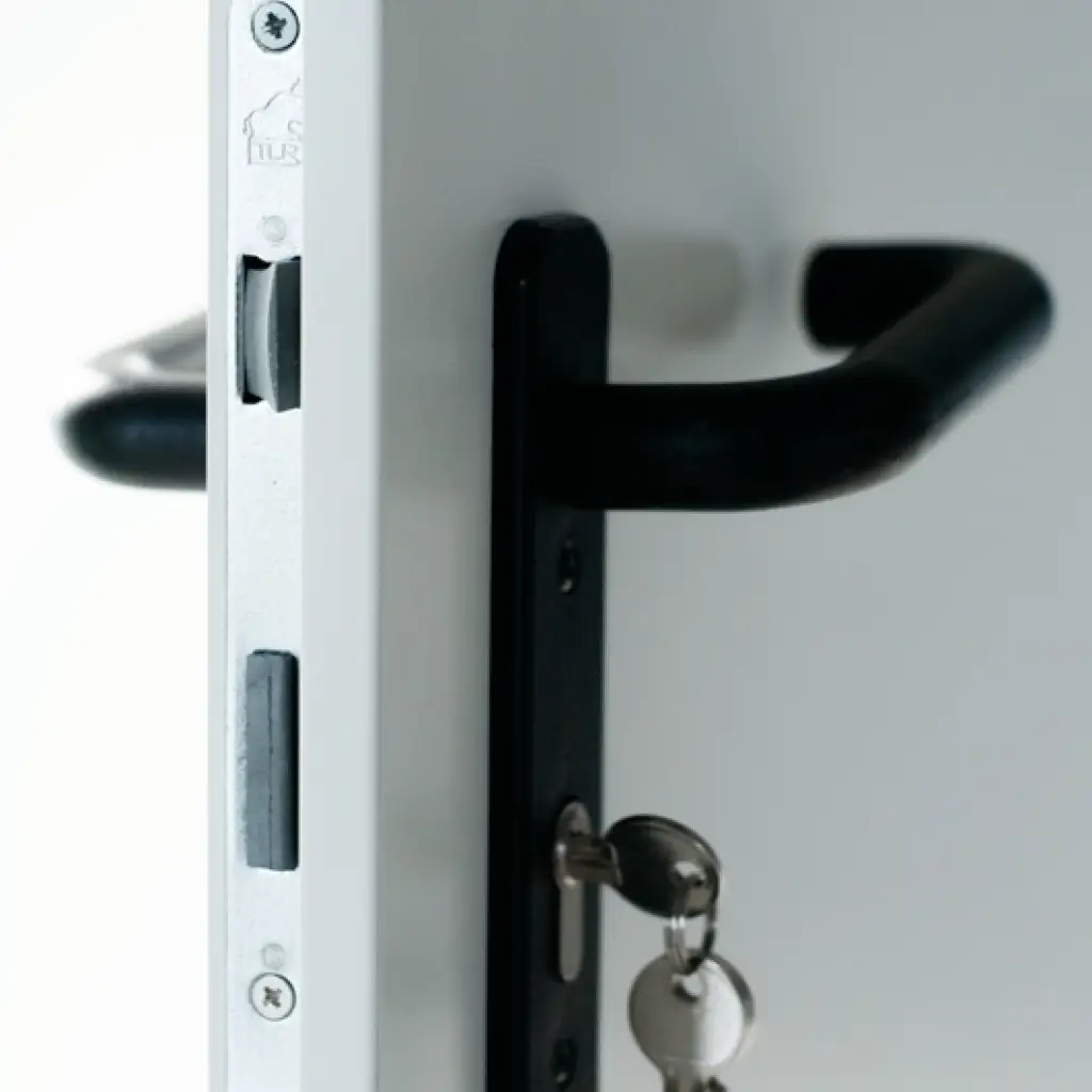 Drzwi techniczne stalowe 80 cm lewe Ecouni, T40 URAN 2 BIAŁY/80 LEWE, Drzwi zewnętrzne, Ecouni, Domoferm