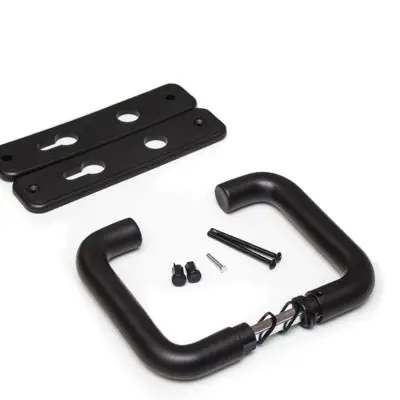 Drzwi techniczne stalowe 80 cm prawe Ecouni, T40 URAN 2 BIAŁY/80 PRAWE