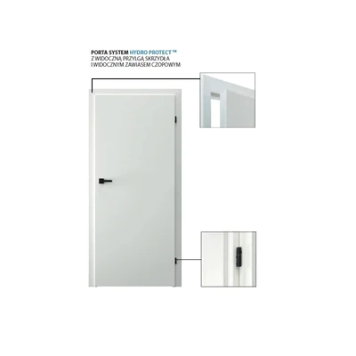 Ościeżnica Wodoodporna Hydro Protect regulowana C 120-160 z kątownikiem 60 mm 80 Prawa Przylgowa, OPWC6C0P08DBI0SZ36C000
