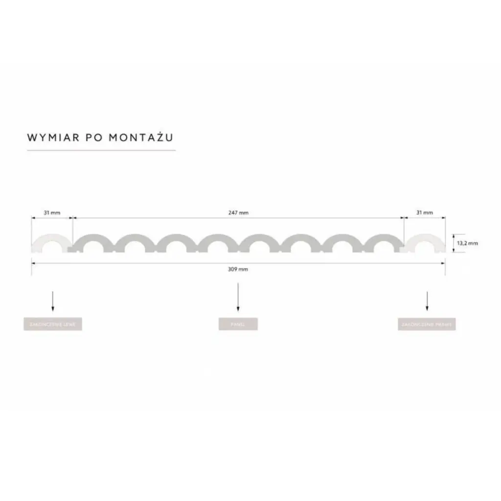 Lamele do malowania Duna WP001 Oval, Lamele, Mardom Decor, Mardom Decor