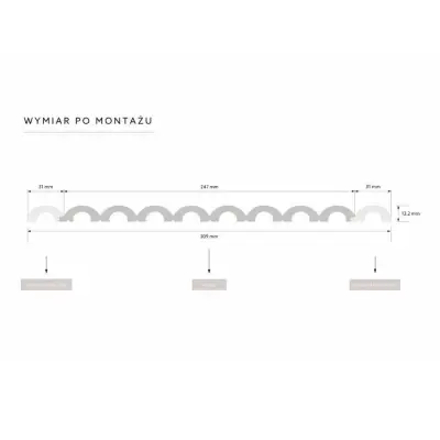 Lamele do malowania Duna WP001 Oval
