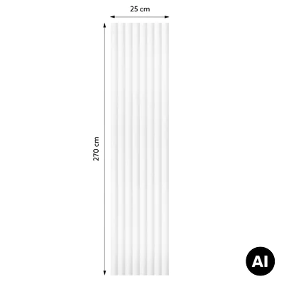 Lamele do malowania Duna WP001 Oval