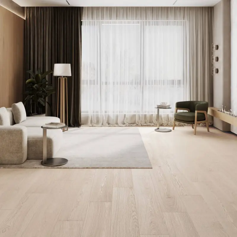 Panele winylowe ze zintegrowanym podkładem SPC Dąb Jedwabn